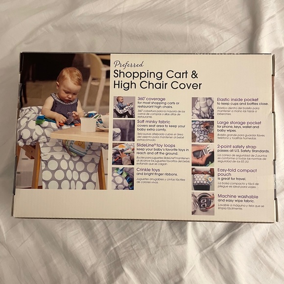Boppy Preferred Shopping Cart and High Chair Cover - Picture 2 of 3